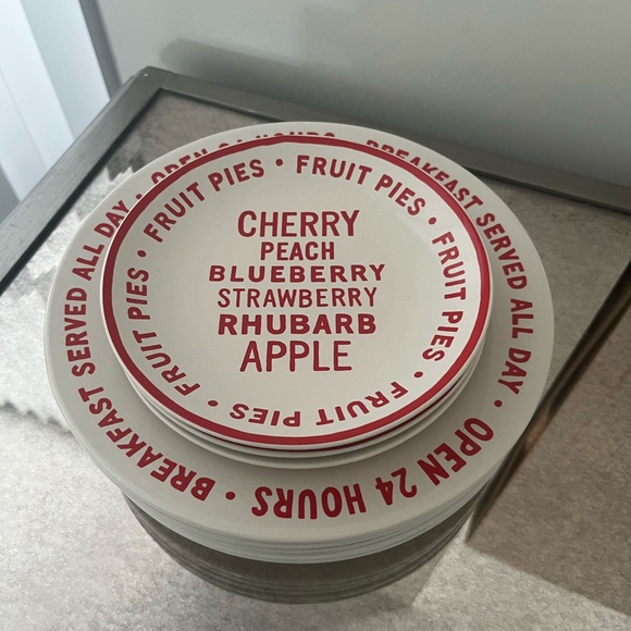 Kate Spade ♠️ All in Good Taste Order’s Up Diner Dinnerware - Set of 8 - Picture 7 of 7